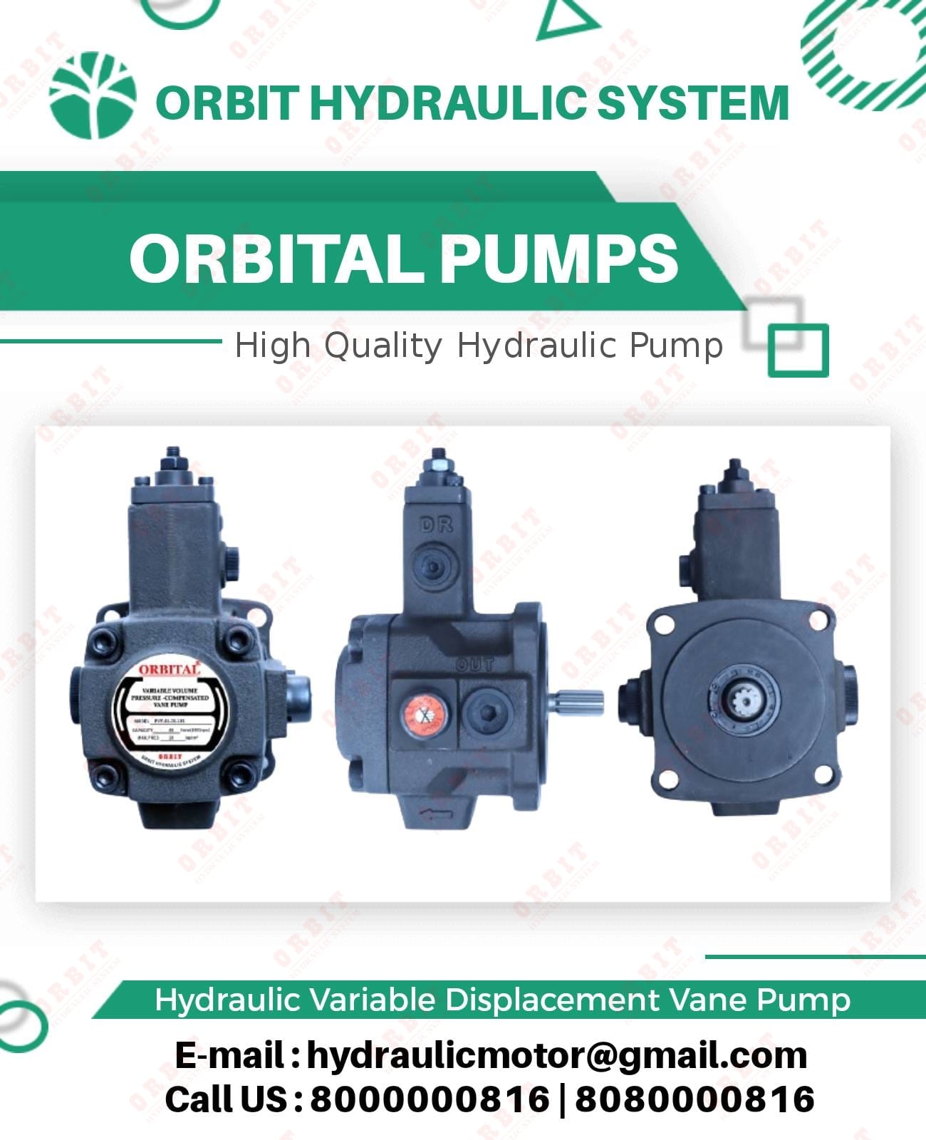 PVF-30-20-11 Anson Hydraulic Variable Vane Pump